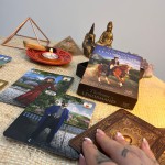 ﻿Thelema Lenormand  Baralho Tarô Cigano deck com 36 cartas, livro e caixinha