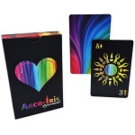 Arco-íris Lenormand Baralho Tarô Cigano deck com 39 cartas e livreto explicativo