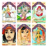 Mantra Lenormand Baralho Tarô Cigano deck com 36 cartas