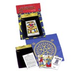 Kit Toalha Mandala Esotérica 70cm Tarô de Marselha 78 Cartas