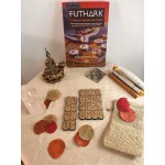 Futhark - O Oráculo Sagrado das Runas (Kit com Livro + 24 Runas + Saquinho + Livreto) Previsões, rituais místicos