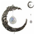 Mobile Suncatcher Fio de Luz Lua em metal 50 cm