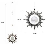 Mobile Suncatcher Fio de Luz Sol em metal 40 cm