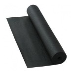 Tapete De Yoga ou Pilates Preto Pvc Premium Preto 2,00m