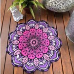 Tapete Mini Mandala Rosa