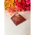 Orgonite Pirâmide do Amor (Quartzo rosa e cristal)